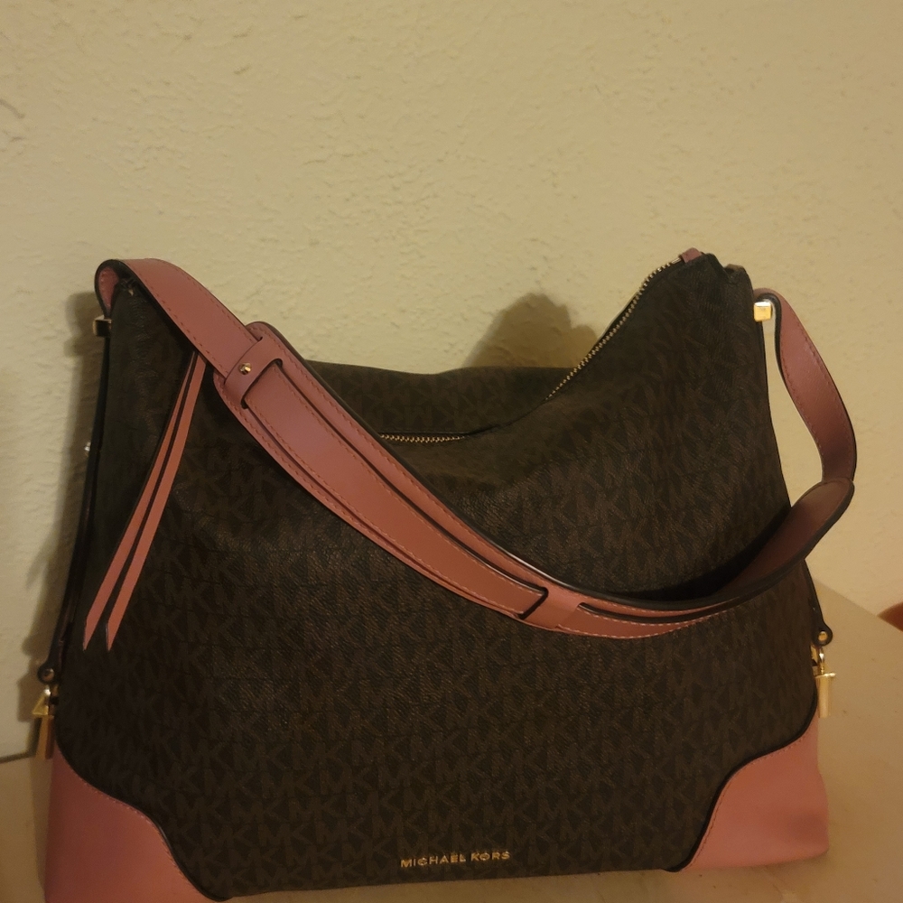 Michael Kors MK Crosby Brown Monogram